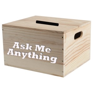 Ask me anything box